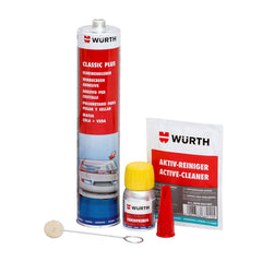 Kit incollaggio parabrezza lunotto vetri, adesivo per cristalli, Classic Plus Würth