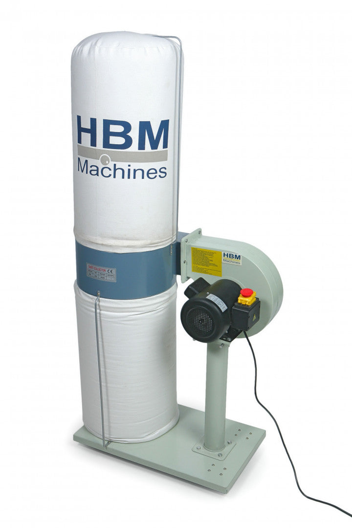 Impianto di aspirazione polvere per officina con ventilatore di scarico 900 M3/H potenza 230 V ,Hbm