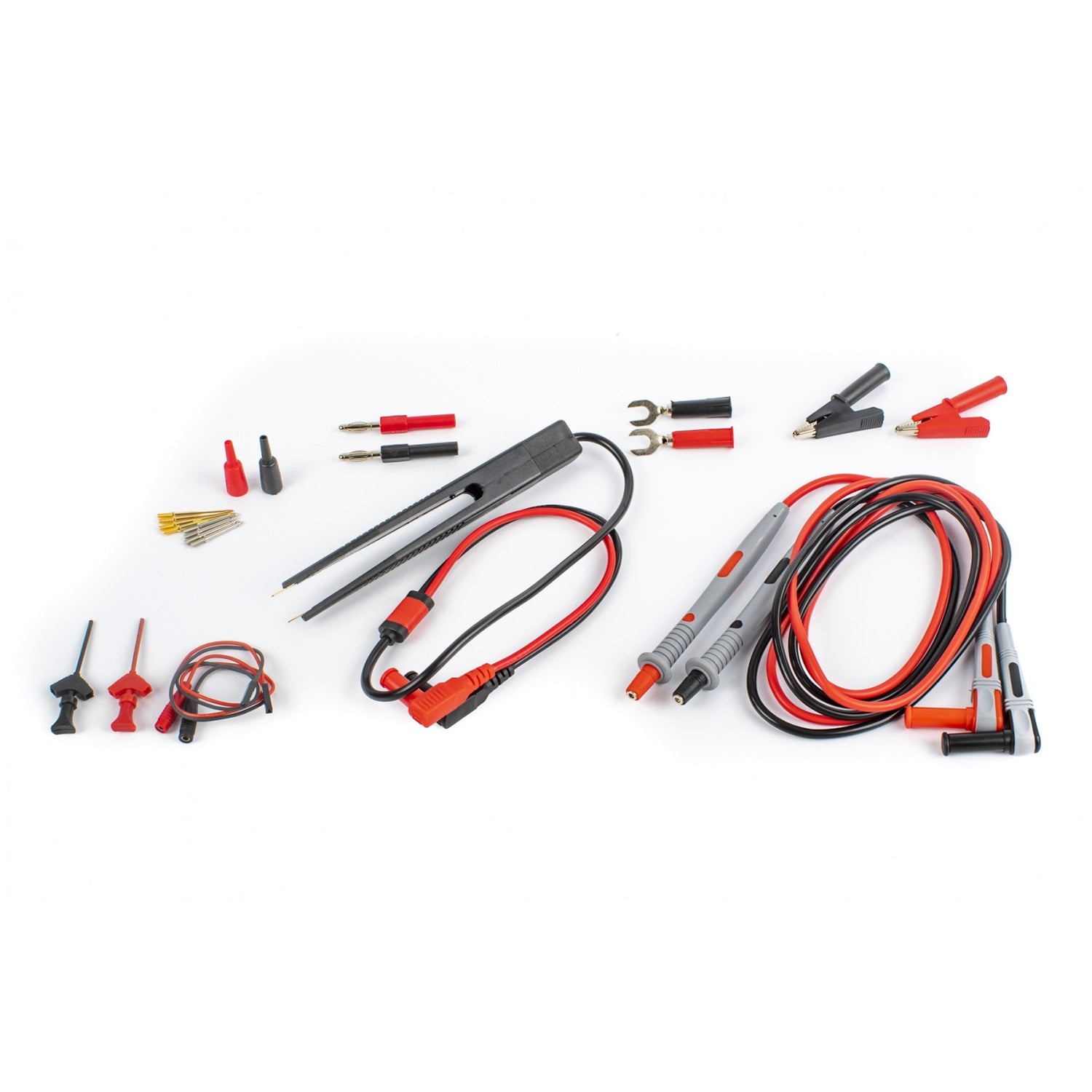 Cavo di misurazione multimetro, set di accessori per multimetro, kit di misurazione universale per multimetro, punte per multimetro, punte per multimetro, cavo di prova, cavo di prolunga di prova, 21 pezzi Hbm