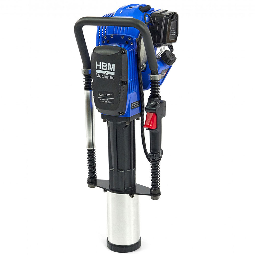 Battipalo a scoppio 52 cm³ 2 hp motore a 2 tempi per pali e recinti 1500W Hbm