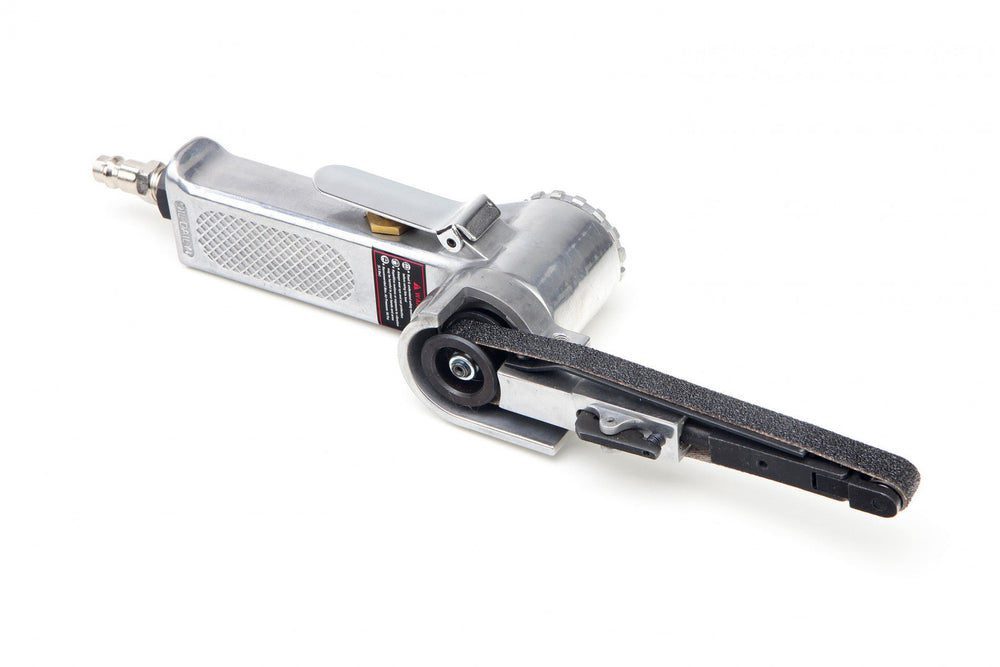 Levigatrice a nastro pneumatica per nastri abrasivi da 330 mm, 3 nastri Hbm