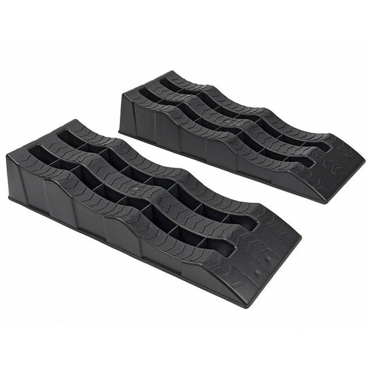 Set 2 rampe di sollevamento divisibili max 3 t per veicoli carichi pesanti, 610 x 210 x 120 mm 3 t Hbm