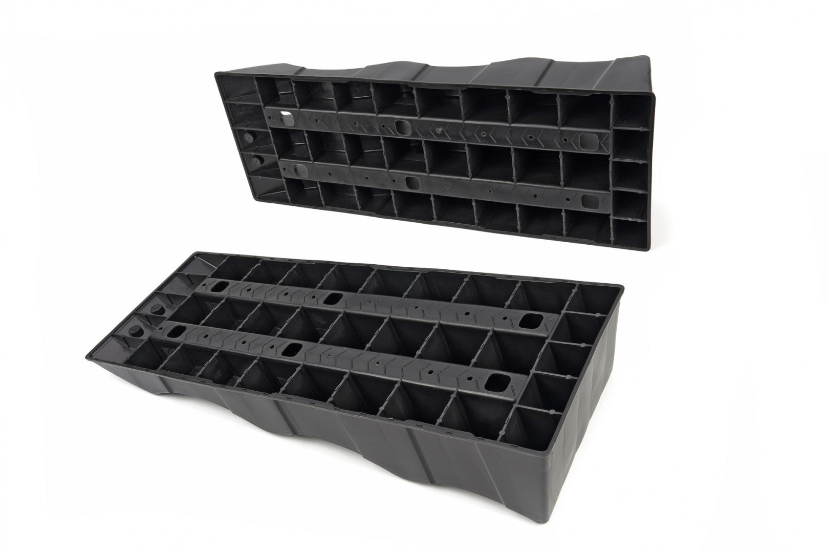 Set 2 rampe di sollevamento divisibili max 3 t per veicoli carichi pesanti, 610 x 210 x 120 mm 3 t Hbm