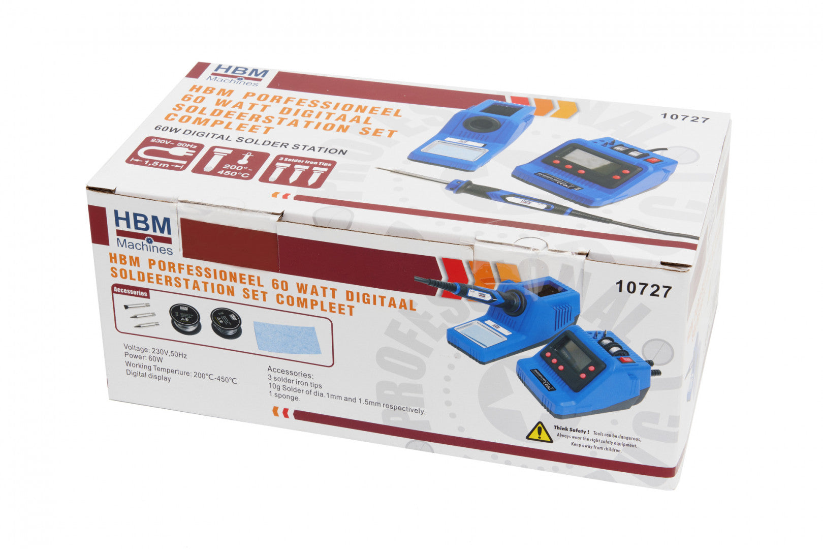 Stazione saldante saldatore a stagno, con display digitale, saldatura a stagno, 60 W Hbm