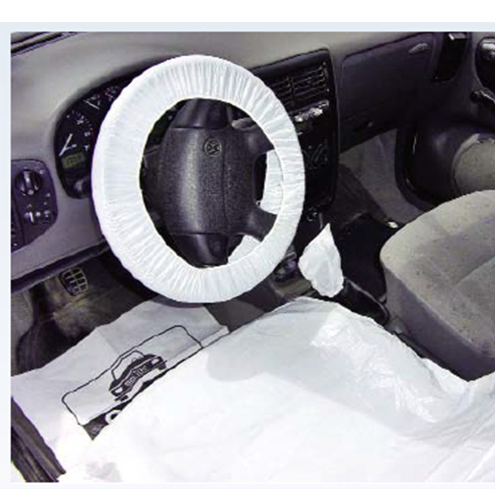 Kit protezione 5 in 1 sedile volante pomello leva cambio moquette auto, coprivolante auto, copristerzo
