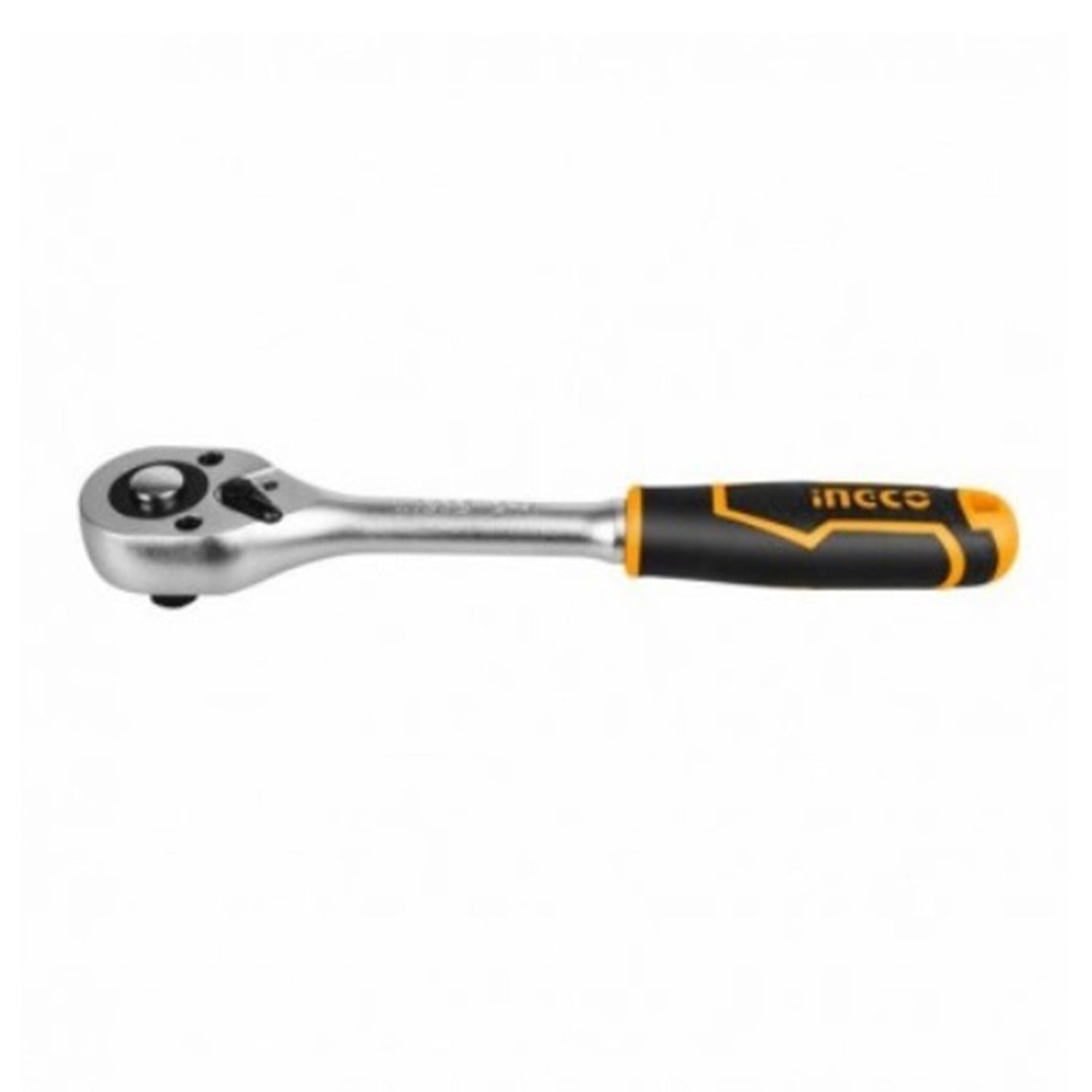 Cricchetto reversibile professionale 1/4" in accaio Cr-V e Cr-Mo, lungo 158 mm Ingco