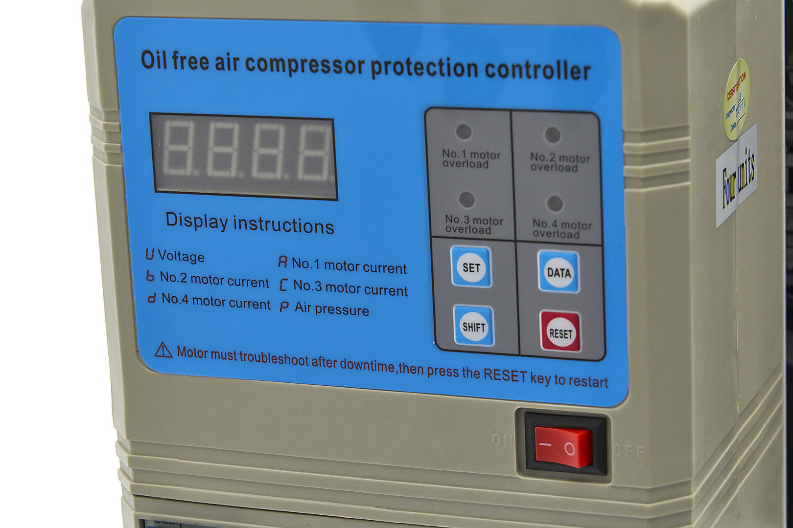 Compressore aria silenziato - con capacità del serbatoio di 200 litri - senza olio, oil free - per utensili pneumatici, SGS 10 bar HBM Machines Olanda