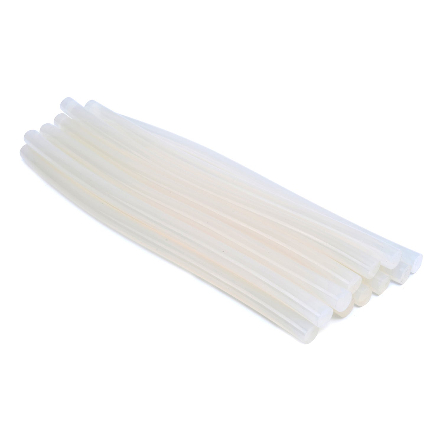 Stick colla silicone per pistola a caldo, set di 12 bastoncini di silicone caldo, lunghe, per bricolage e lavori di bricolage ricambio pistola, 11 x 250 mm, Hbm