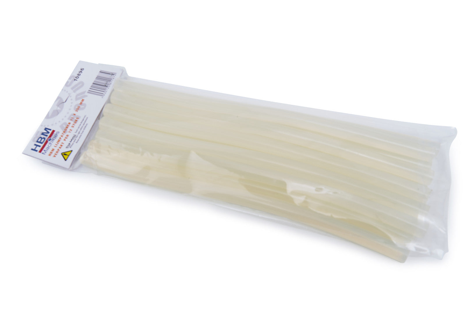 Stick colla silicone per pistola a caldo, set di 12 bastoncini di silicone caldo, lunghe, per bricolage e lavori di bricolage ricambio pistola, 11 x 250 mm, Hbm