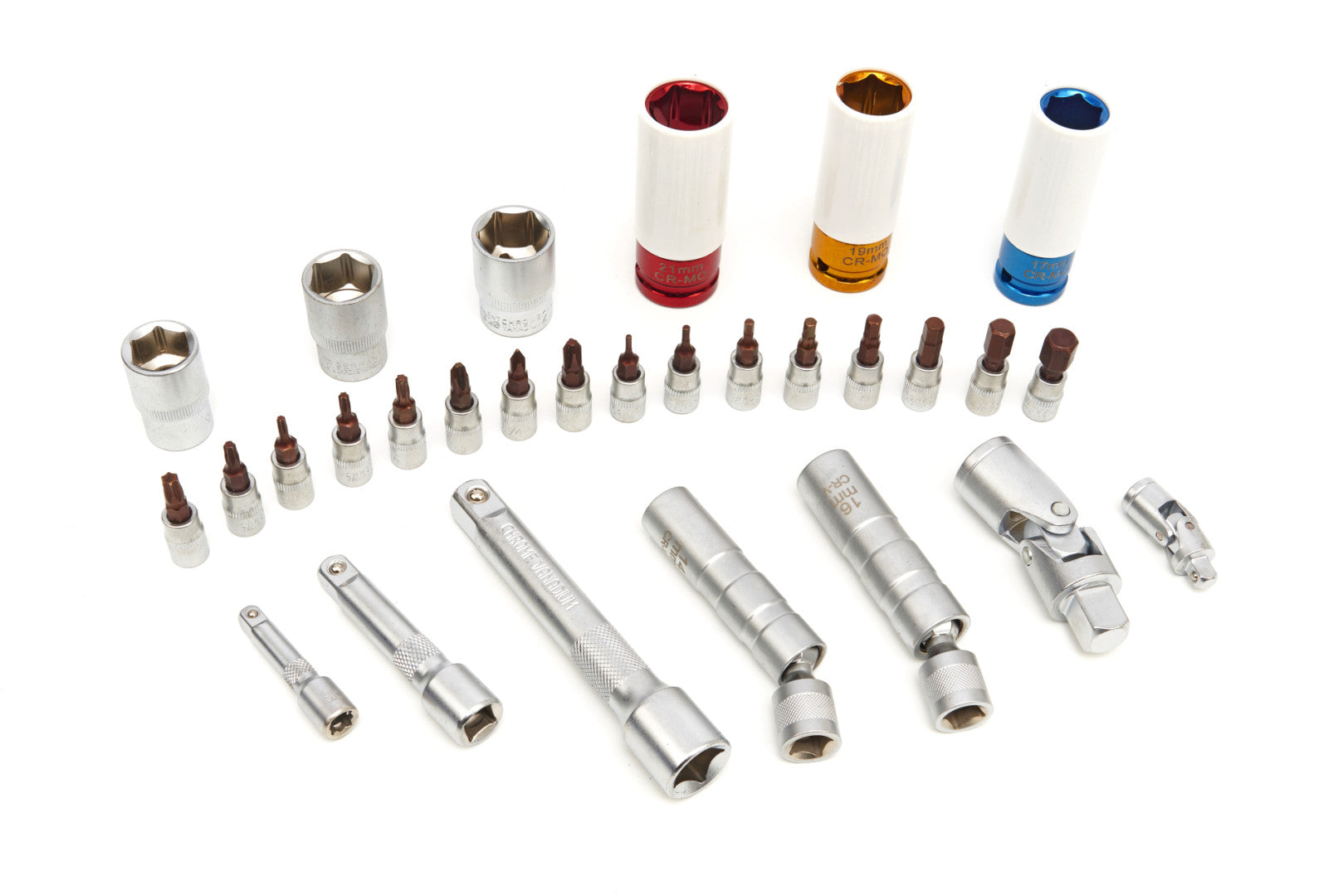 Set chiavi dinamometriche professionali 5–220 Nm 32 pezzi, cricchetto chiavi momento chiave, HBM Machines Olanda