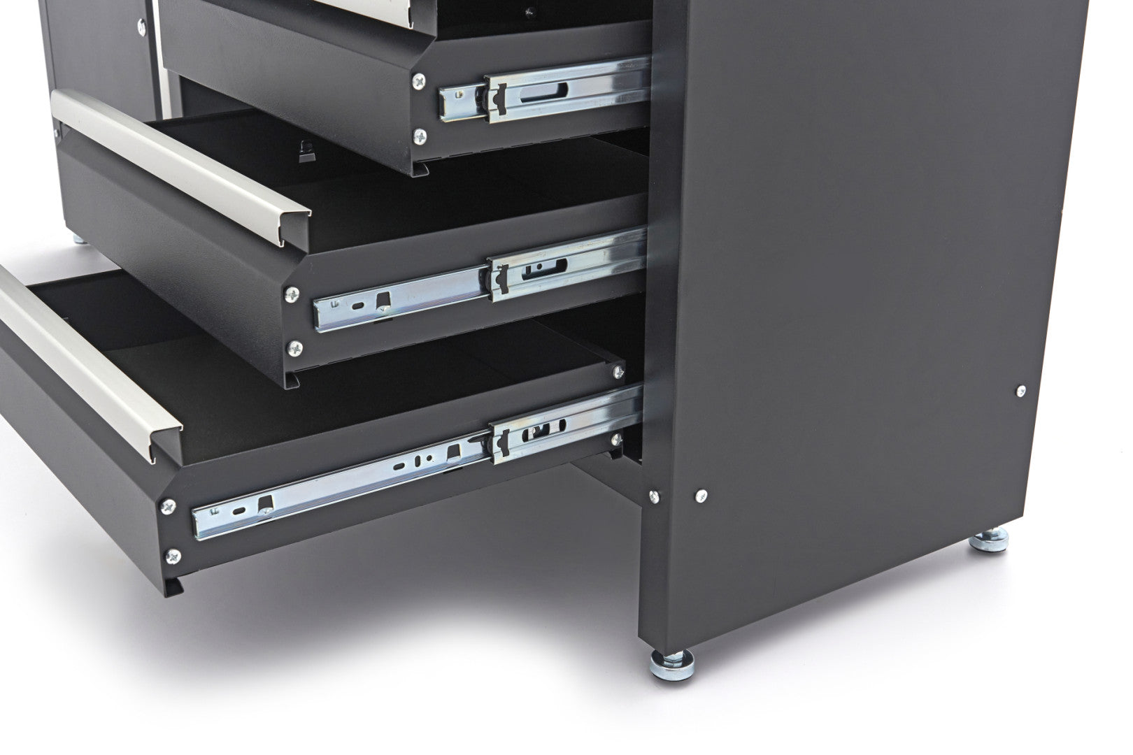Banco da lavoro professionale con cassettiera-6 cassetti 1 anta e piano in legno massiccio 171 cm HBM Machines Premium Olanda