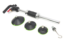 Estrattore pneumatico per ammaccature della carrozzeria con martello scorrevole, kit di riparazione per ammaccature ad aria compressa con 3 ventose Ø 75, 100, 125 mm, martello pneumatico per auto moto