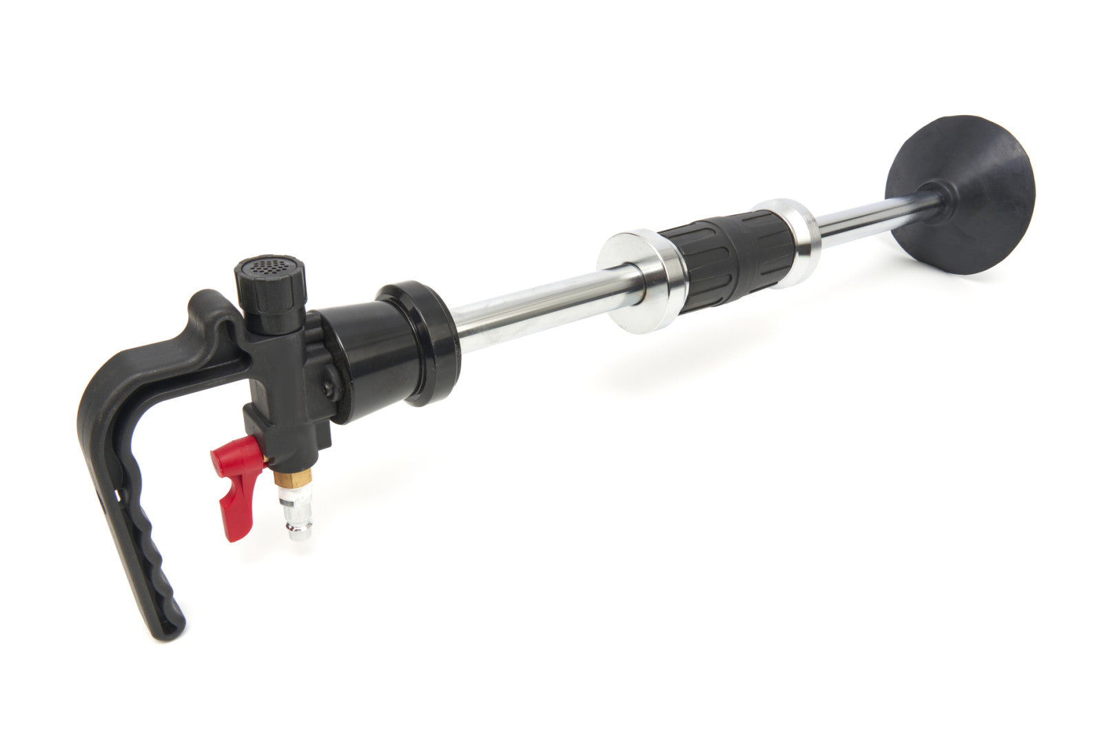 Estrattore pneumatico per ammaccature della carrozzeria con martello scorrevole, kit di riparazione per ammaccature ad aria compressa con 3 ventose Ø 75, 100, 125 mm, martello pneumatico per auto moto