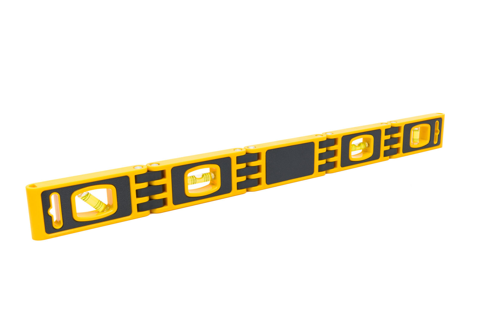 Livella a bolla pieghevole, livella multifunzione, livella a bolla di facile lettura, scala a bolla, tubo angolare, misurazione multiangolare flessibile, 60 cm Hbm
