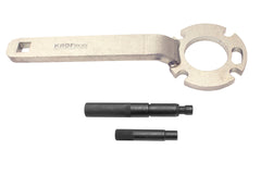Attrezzo dispositivo di supporto per bloccaggio puleggia albero motore Ford Volvo 2.0 2.5 diesel hybrid Kroftools
