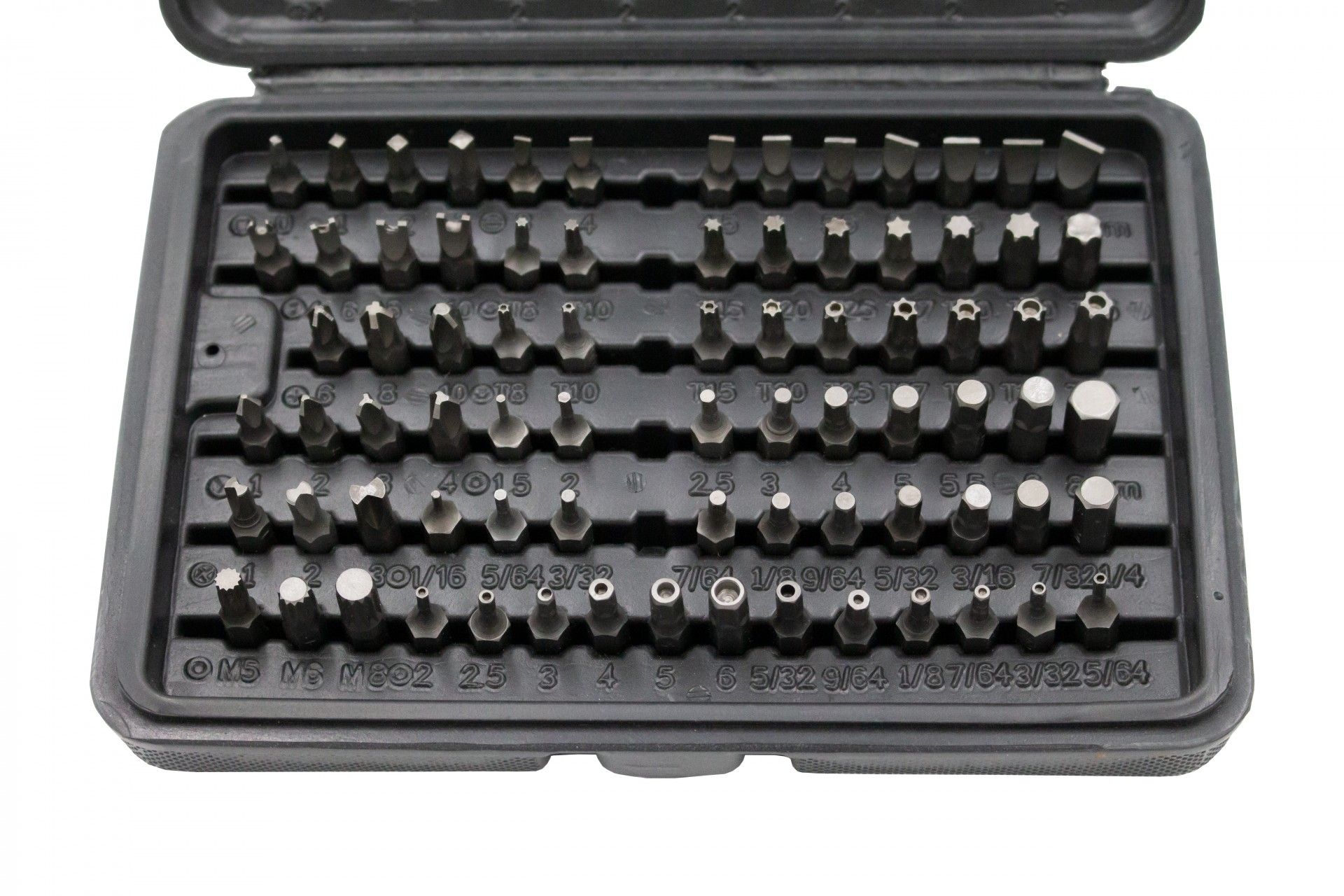 Set kit cofanetto inserti bit bits porta inserto per avvitatore, 1/4" inserti avvitatore, set punte per giravite trapano o cacciavite, con portainserti magnetico, 100 pezzi Kroftools