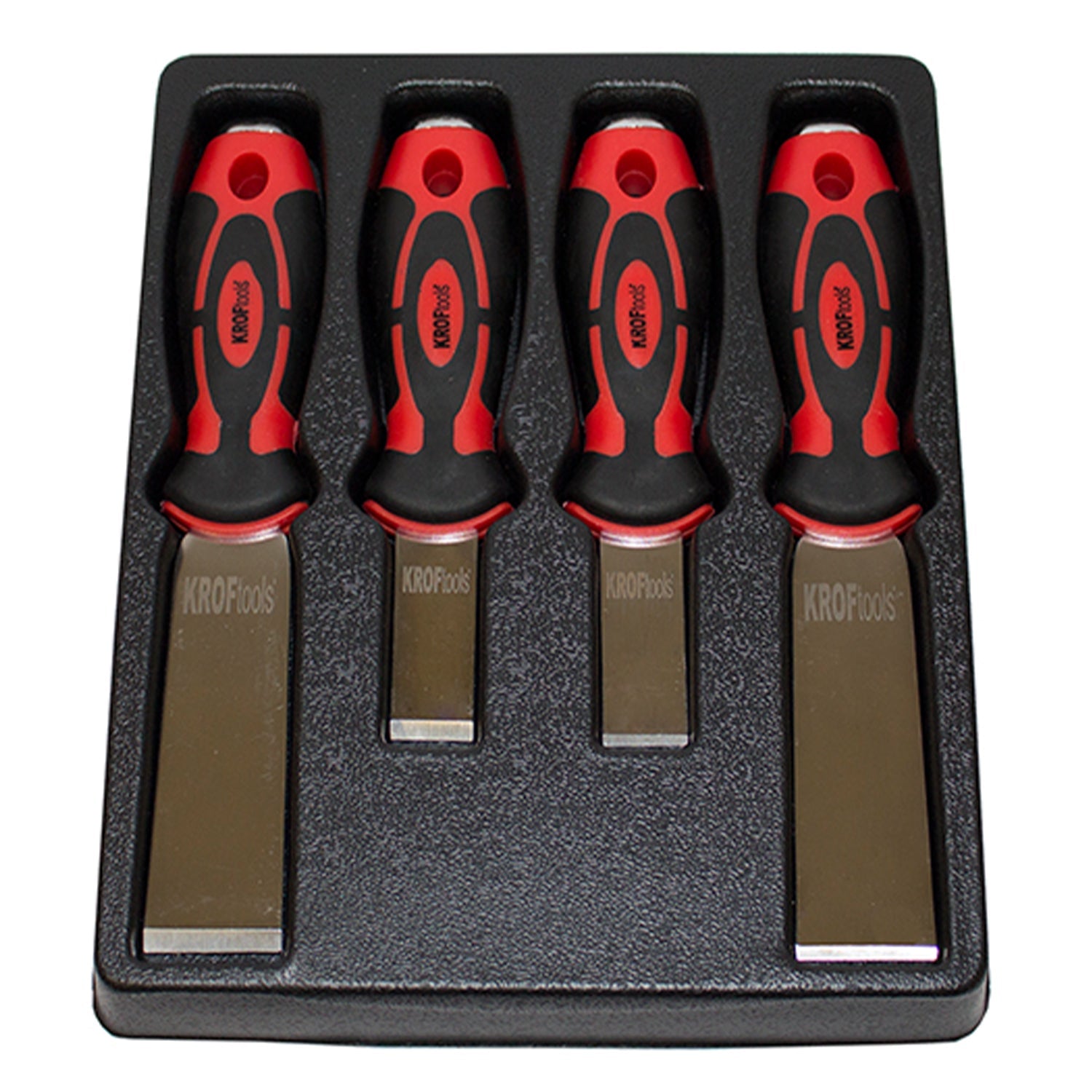 Set spatole 4 pezzi in acciaio inossidabile, Kroftools