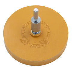 Gomma da cancellare con 1x adattatore per la rimozione professionale di pellicole e residui di adesivo sul veicolo, auto o moto, ruota-disco di gomma rimuovi adesivi, Kroftools