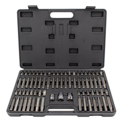 Set da 75 pezzi di punte e bit (bit di avvitamento duri, Cr-V), 10 mm Kroftools