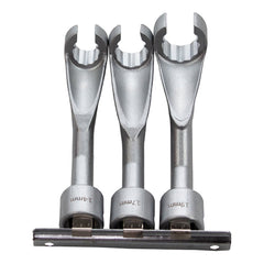 Set di chiavi a bussola per iniettore 3 pezzi 14–17–19 mm BMW Opel Mercedes Kroftools