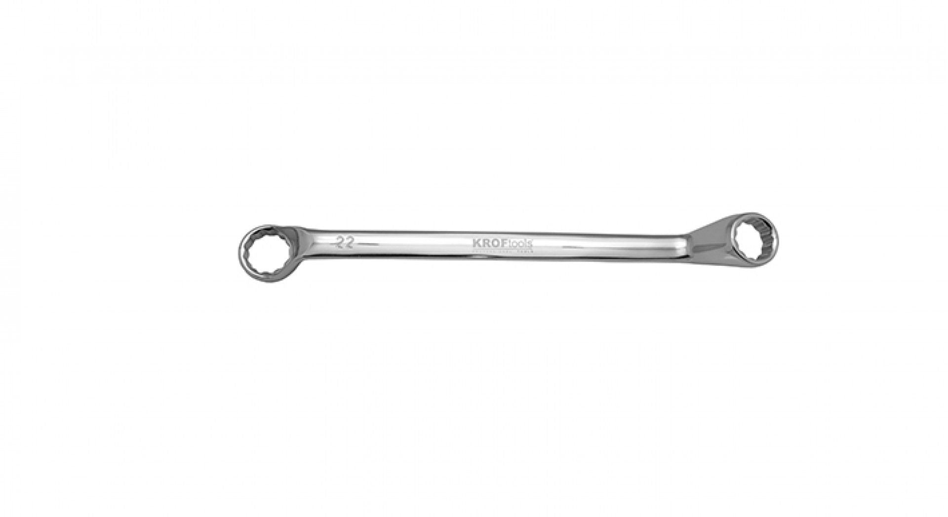 Chiave a doppio anello, piegata, 18 × 19 mm Kroftools