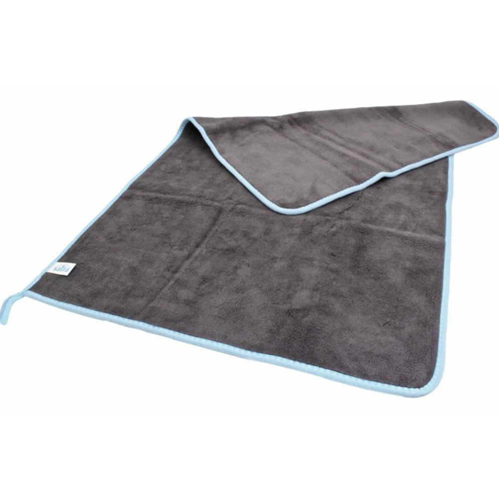 Panno in microfibra ultra assorbente per asciugatura lucidatura di tutte le superfici auto senza aloni 50 × 80 cm 800 GSM