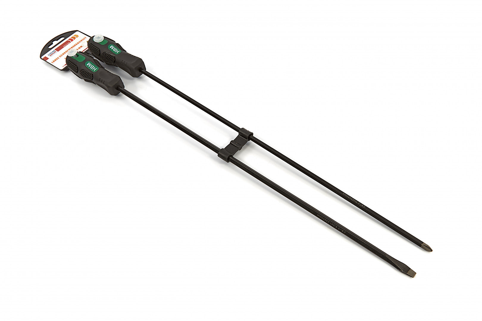 Set di cacciaviti extra lunghe, acciaio Cr-V, 450 mm