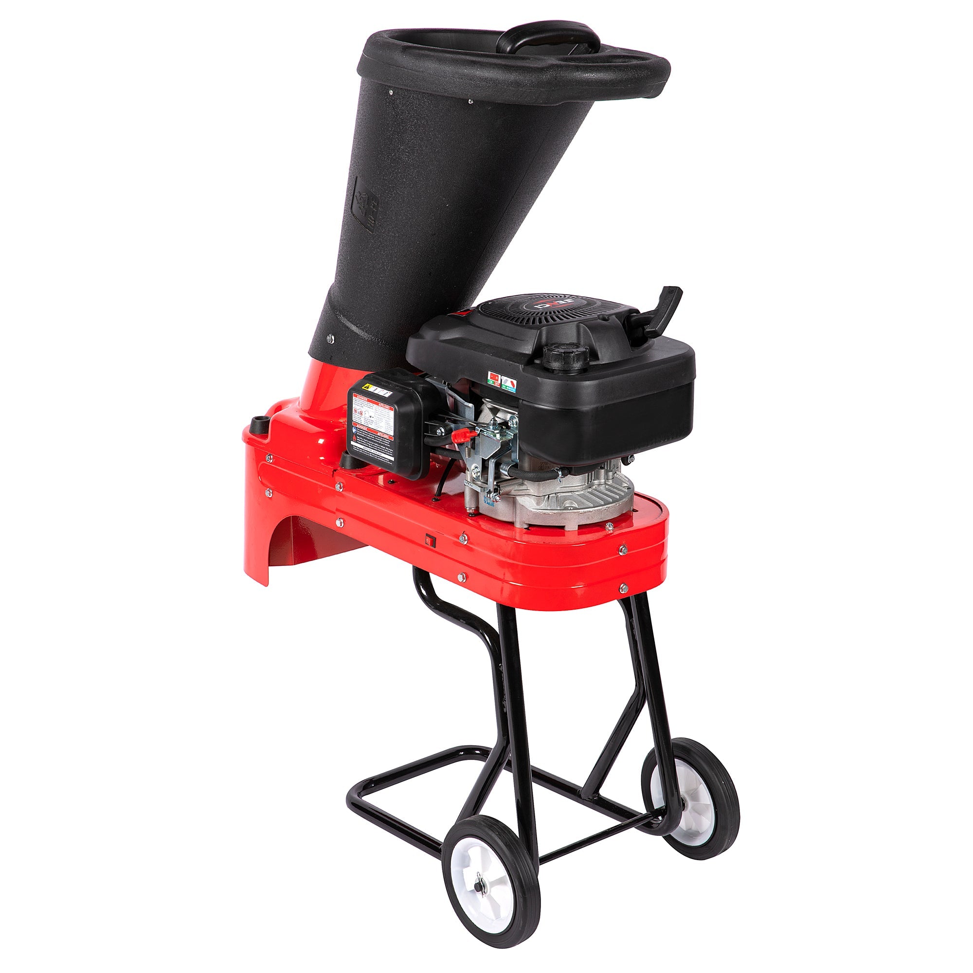 Trituratore per rami e tronchi a benzina ,biotrituratore a scoppio,cippatore rami, 5 HP, da hobby