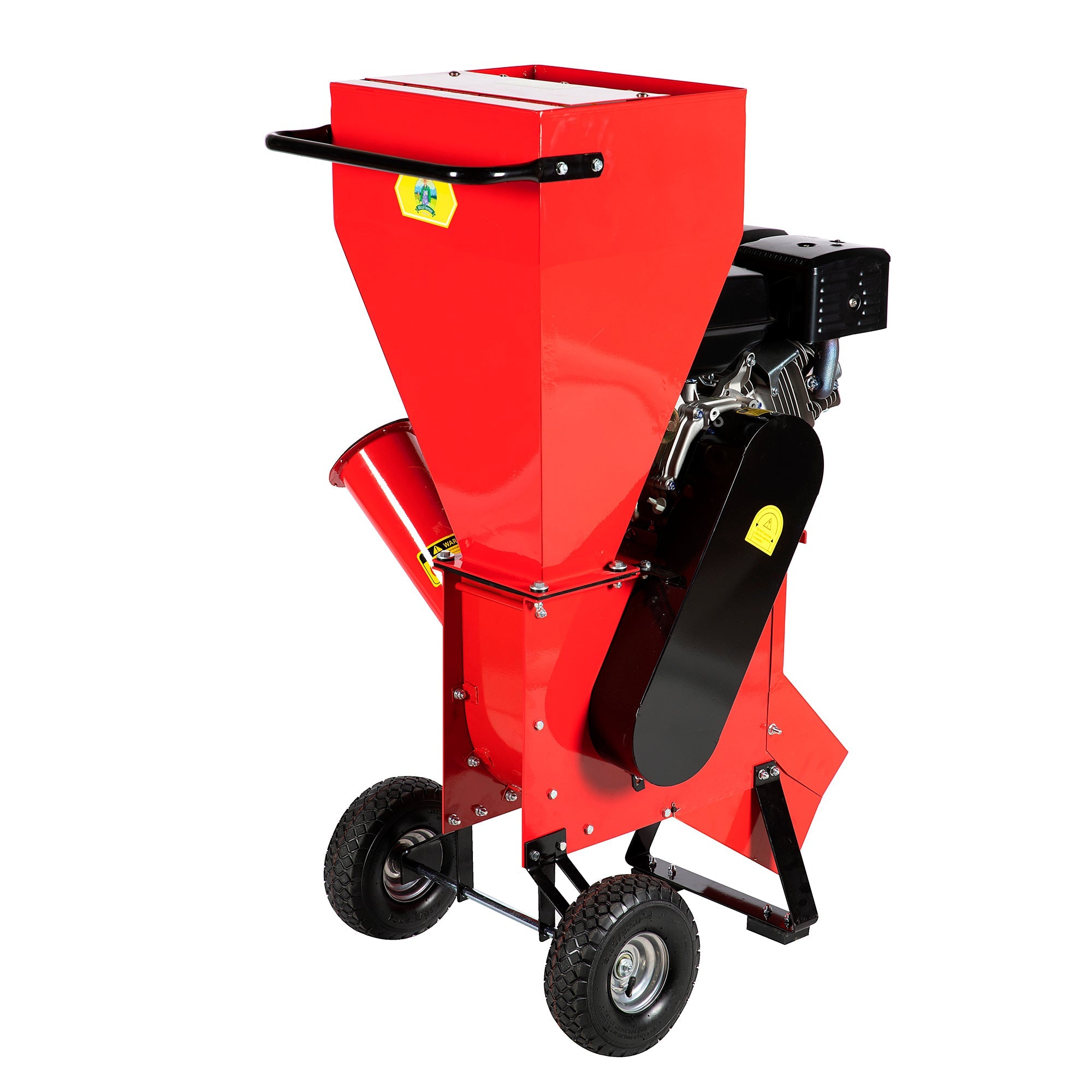 Trituratore verticale per rami e tronchi a benzina ,biotrituratore a scoppio,cippatore rami, 15 HP 420 cc ,con serbatoio 6 litri