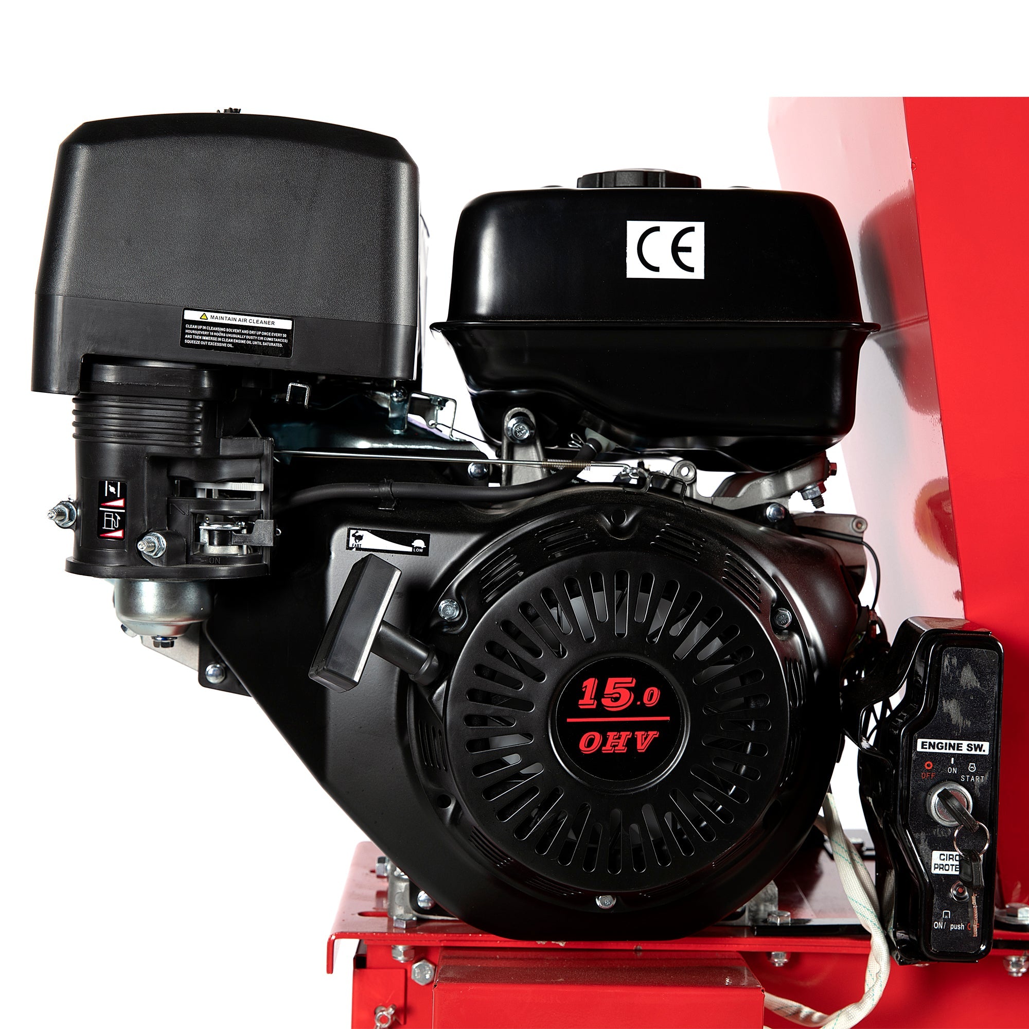 Trituratore verticale per rami e tronchi a benzina ,biotrituratore a scoppio,cippatore rami, 15 HP 420 cc ,con serbatoio 6 litri
