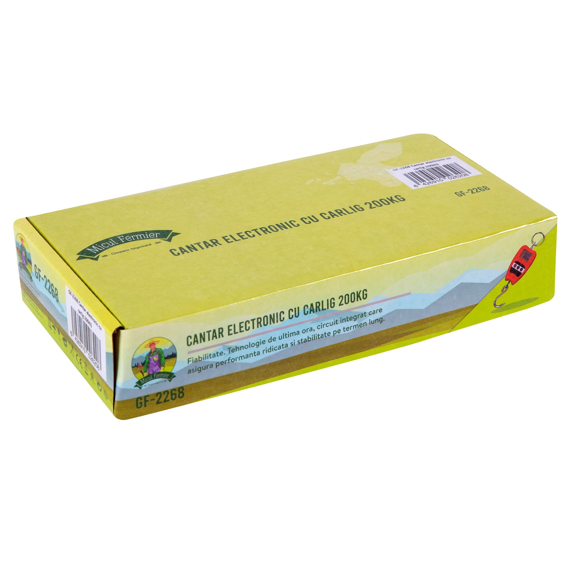 Bilancia elettronica con display LCD, 200 kg