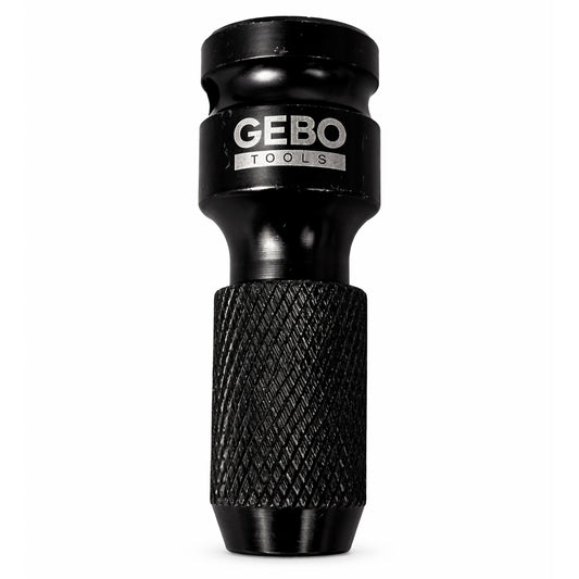 Adattatore per prese chiave bussola portainserti da testa quadrata 1/2" pollici - a esagonale 1/4" pollici a sgancio rapido avvitatore a impulsi trapano Gebo Tools