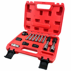 Set 13 pezzi chiavi smontaggio puleggia alternatore motore auto, svita avvita 1/2'', kit chiavi per pulegge libere alternatore universali Gebo Tools