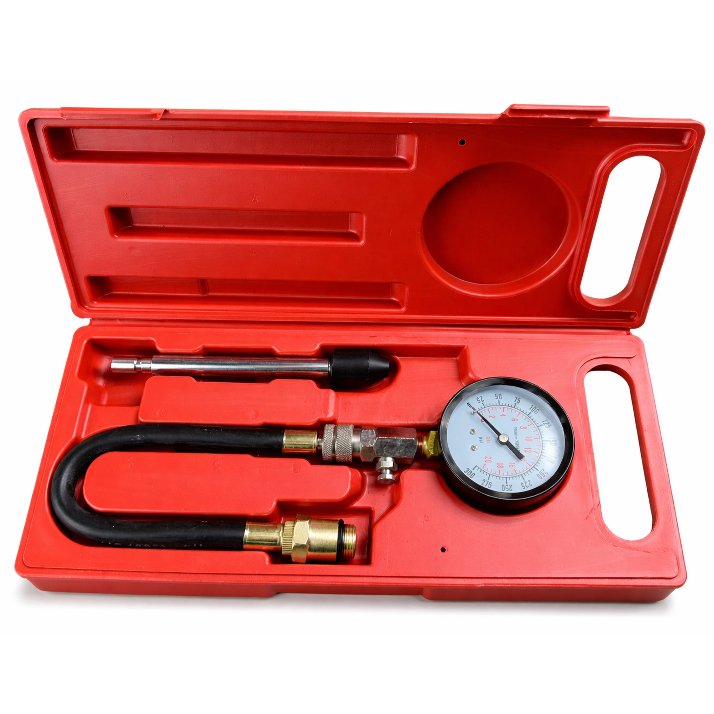 Set di tester compressione per motori a benzina, compressione motore per auto e camion, Gebo Tools