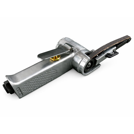 Levigatrice a nastro pneumatica per nastri abrasivi da 330 mm, a 3 nastri, Gebo Tools