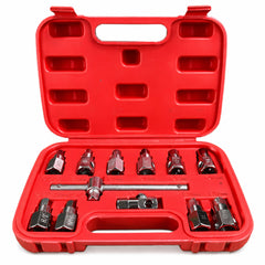 Set chiavi bussole set olio tappo di scarico noci 12 pezzi, set di chiavi a bussola per coppa dell'olio, attrezzi per auto e autocarri officina, Gebo Tools