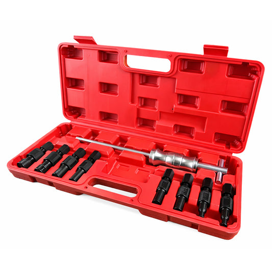 Estrattore cuscinetti interni, kit estrattore cuscinetti ciechi con martello scorrevole, estrattori di rimozione-smontaggio cuscinetto (rosso), Gebo Tools