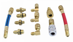 Set adattatori per aria condizionata 11 pezzi in ottone, accessori per connettori