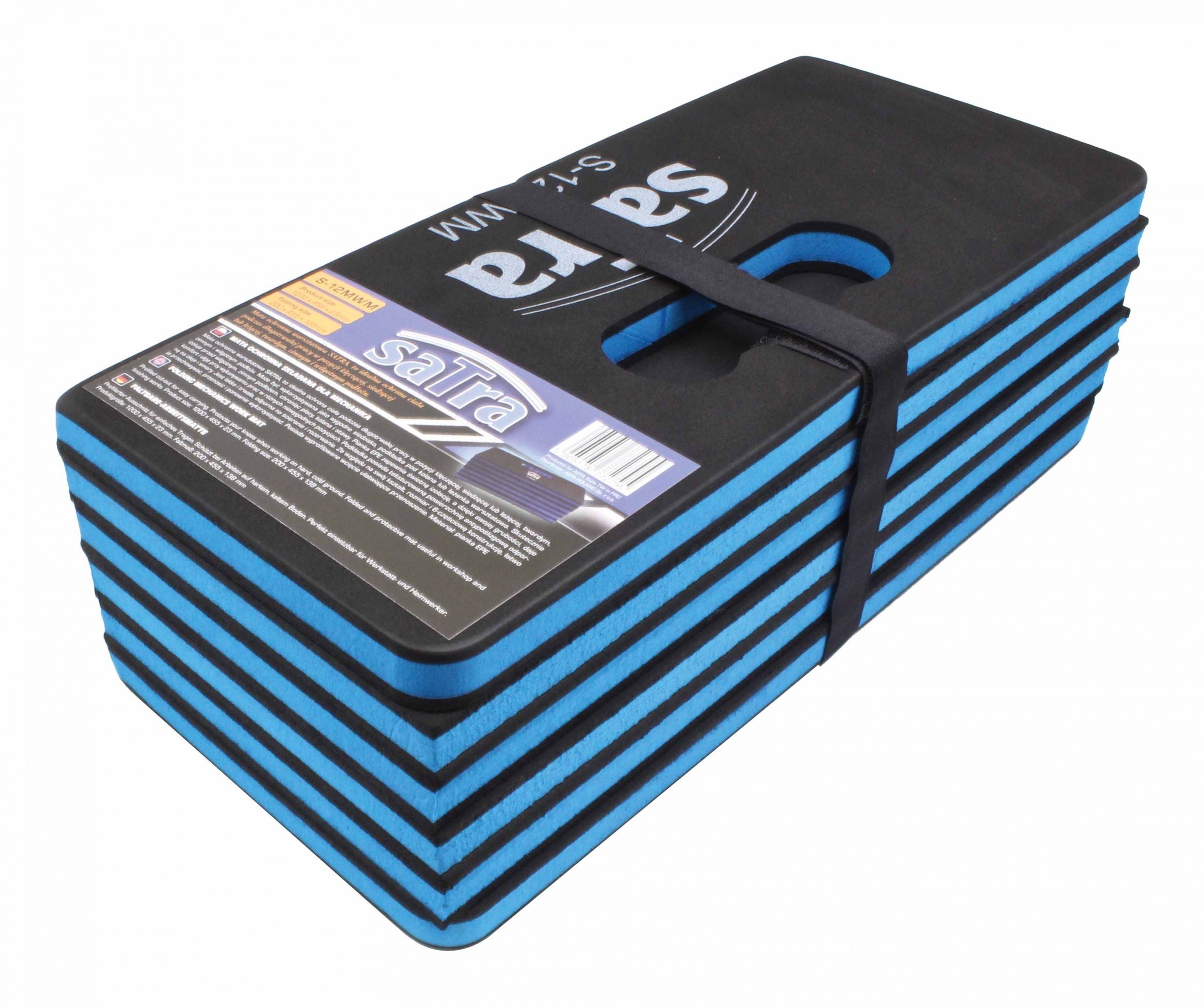 Materassino di protezione per meccanici pieghevole, materassino pieghevole, 1200 x 455 x 23 mm  in schiuma EPE