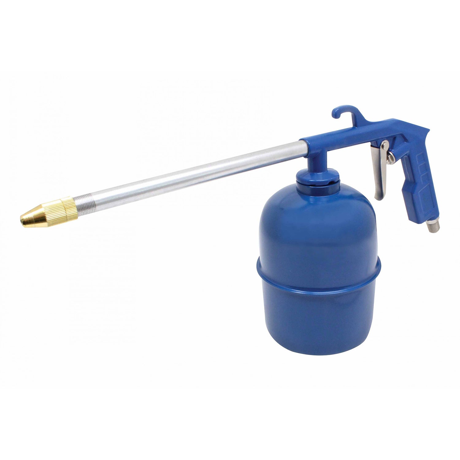 Pistola ad aria compressa con serbatoio metallico da 1 litro per lavaggio motore , 3-5 Bar ,canna 230mm