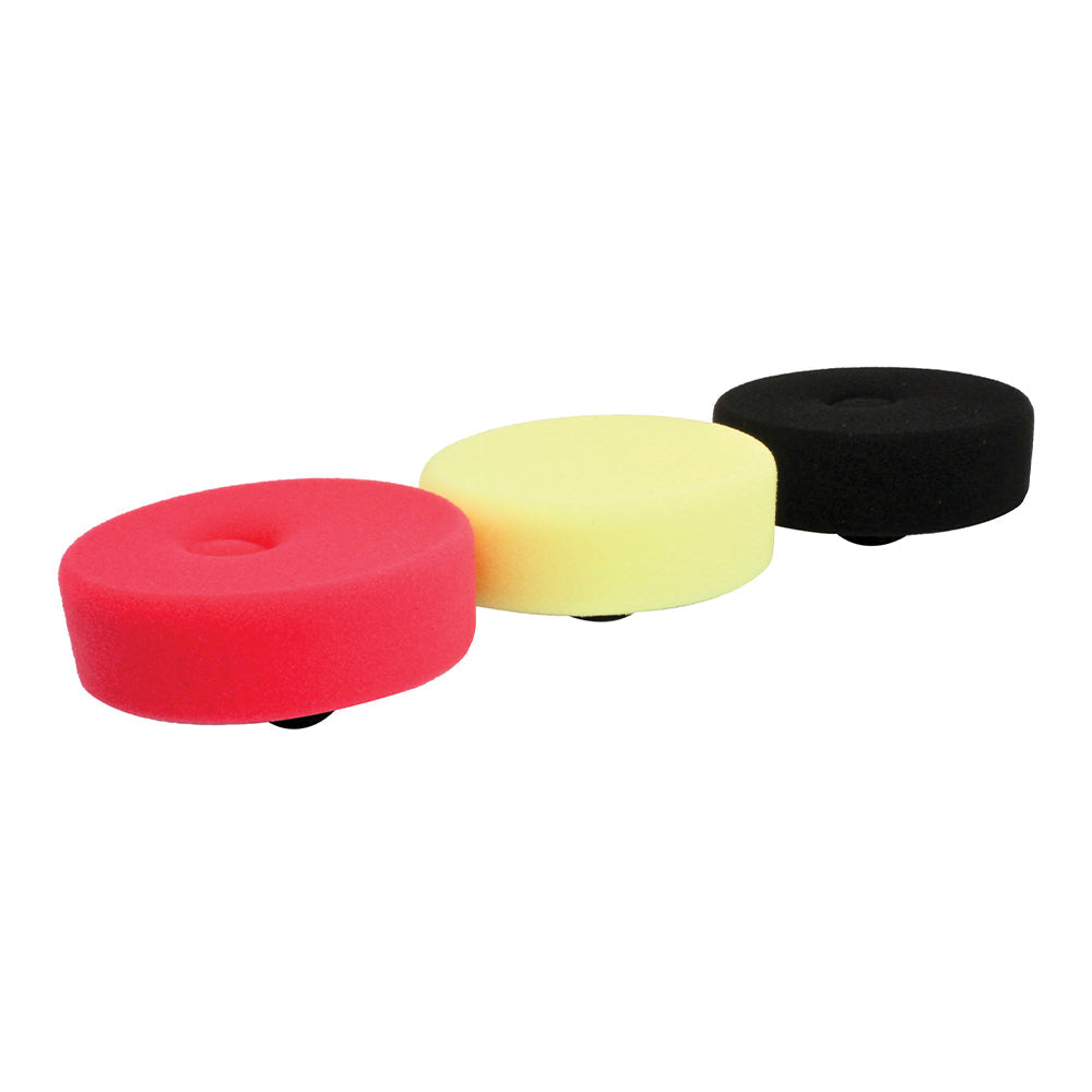 Set di spugne per lucidatura in microfibra, pad per cere, polish, detergenti e sigillante vernice, alternativa a lucidatrice, lucidatura, lucidatrice eccentrica, 150 mm