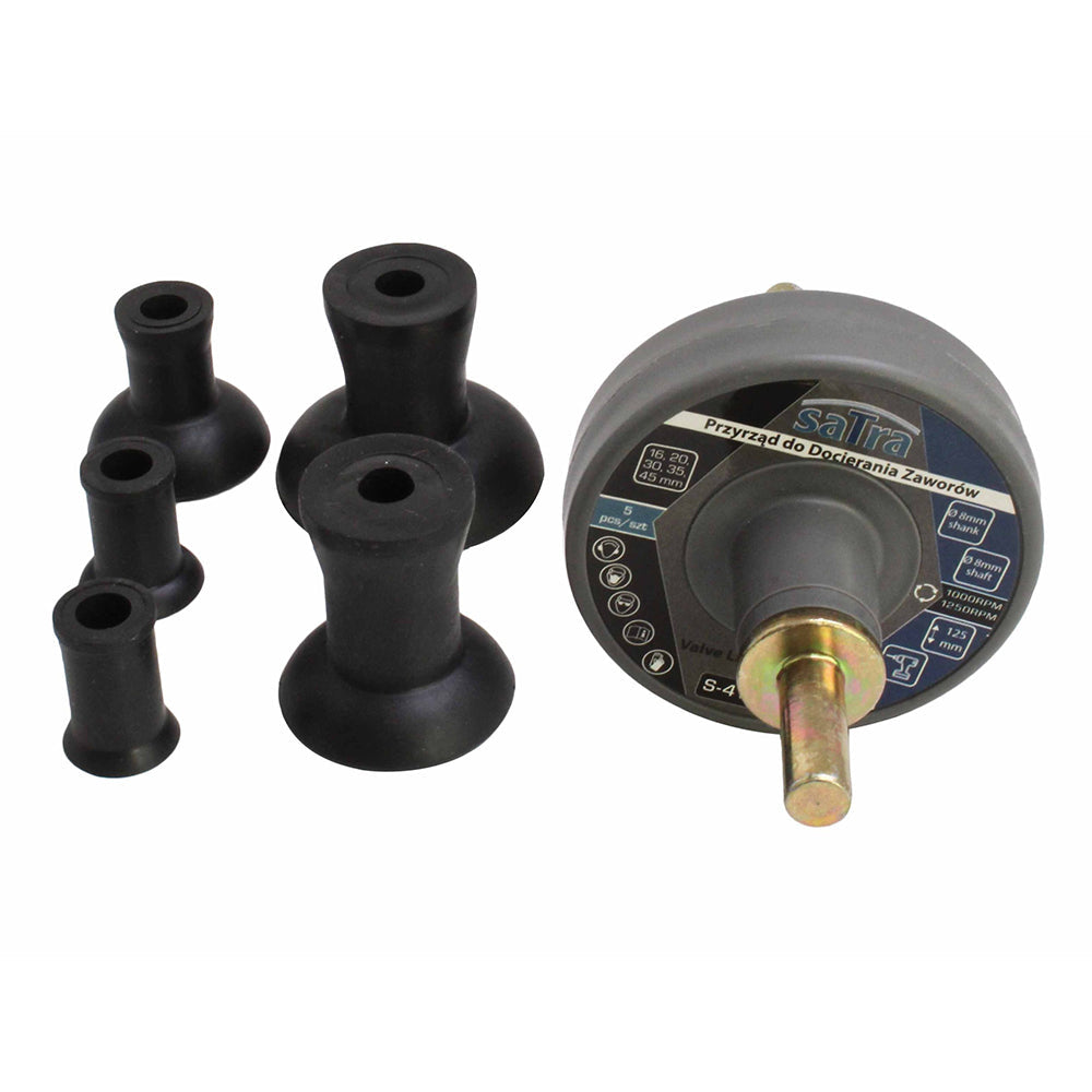 Strumento per rettifica valvole, 6 pezzi, 16 20 30 35 45 mm, accessori per rettifica valvole, utensile per la smerigliatura delle valvole, kit lappatrice per valvole motore