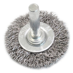 Spazzola metallica circolare per trapano, pulire ruggine tubi fori, 65 × 6 mm
