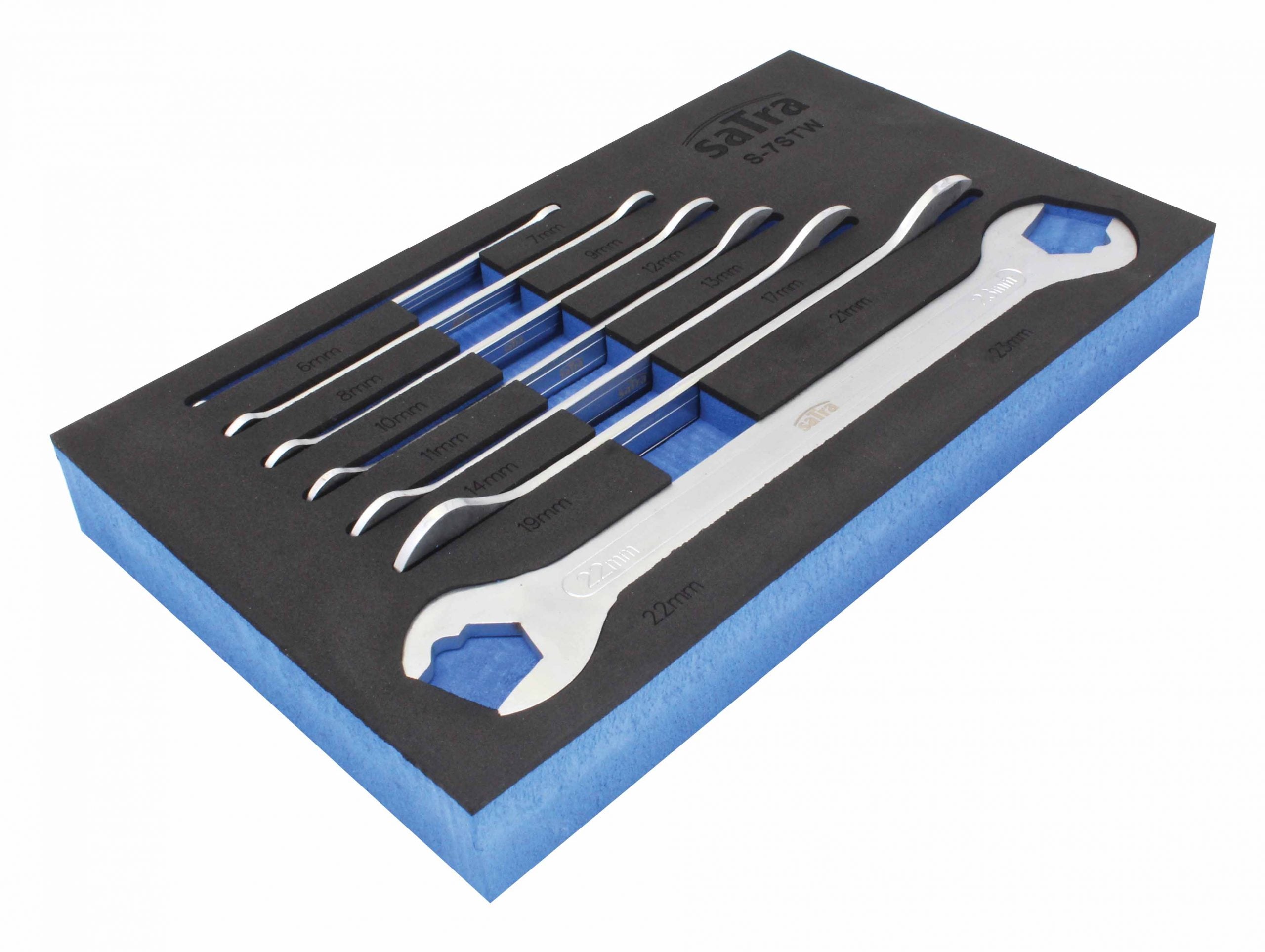 Set serie 7 chiavi fisse chiave, supporto