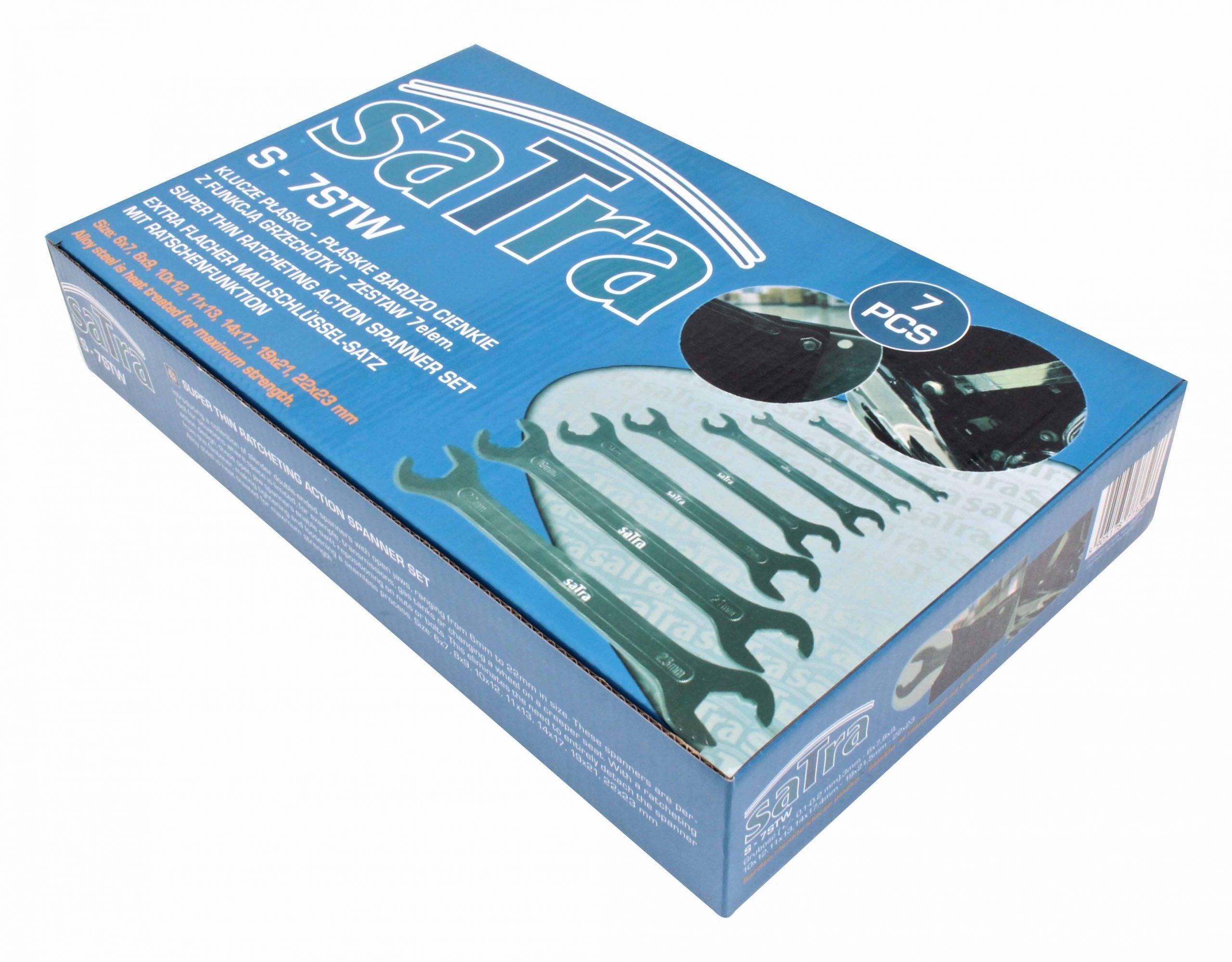 Set serie 7 chiavi fisse chiave, supporto
