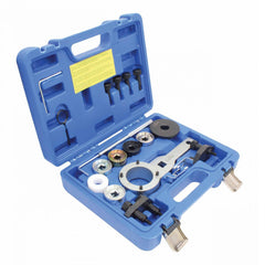 Kit di strumenti di bloccaggio di allineamento dell'albero a camme del motore, compatibile con 1.8 / 2.0 TSI TFSI VAG benzina VW Audi Skoda Seat, kit messa in fase motore
