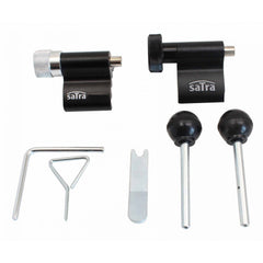 Attrezzi per cinghie, in acciaio per cinghia dentata, compatibile con VW TDI SDI 1.4 1.6 1.9 2.0 motore, albero a camme, attrezzi con cassetta degli attrezzi