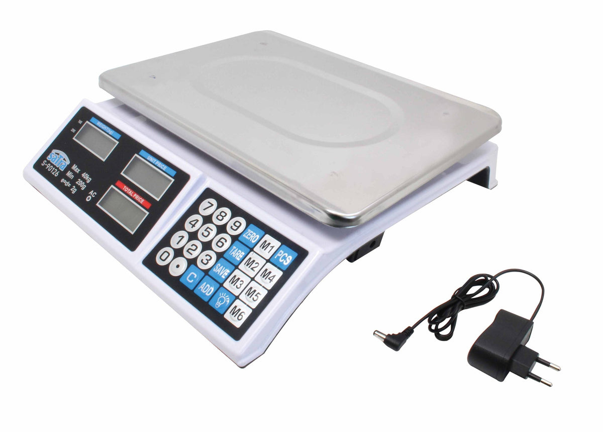 Bilancia elettronica con display LCD 200 g, 40 kg Satra