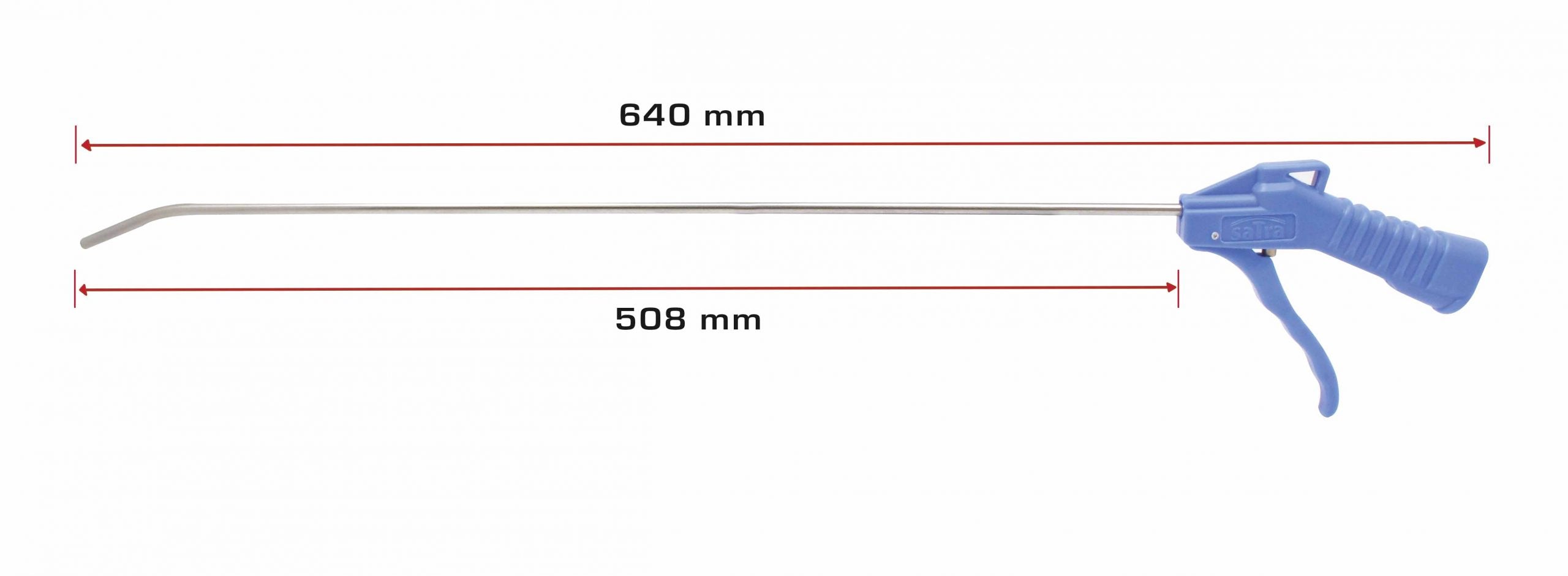 Pistola per soffiaggio aria compressa con punta 508 mm Satra