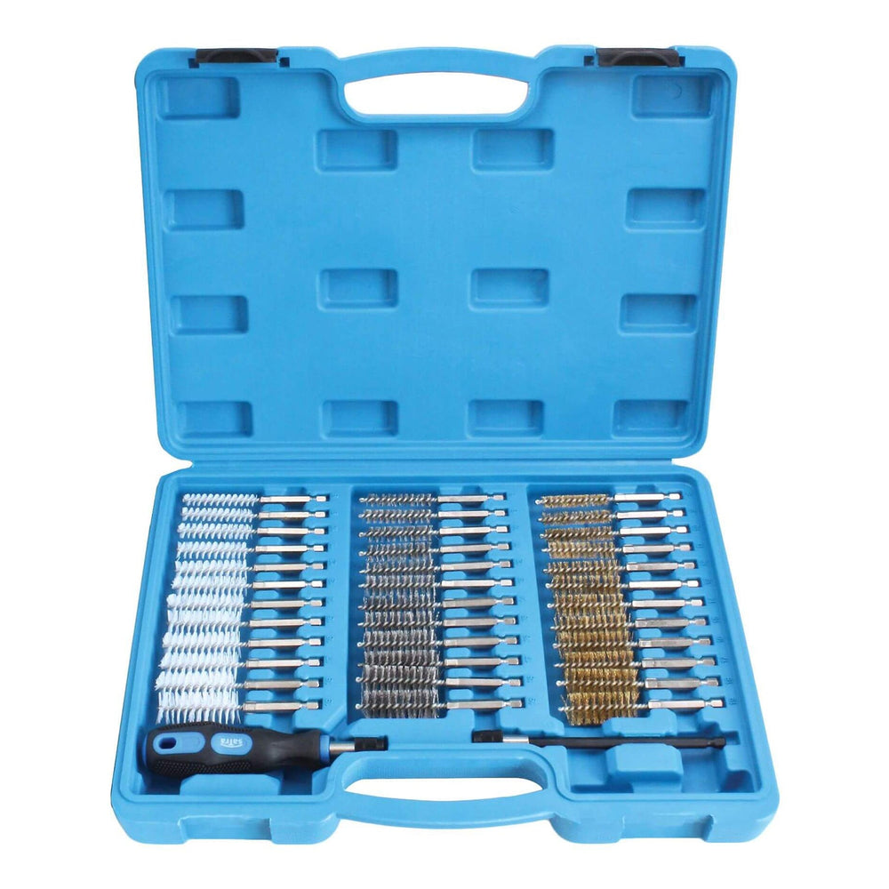 Set-kit strumenti per la pulizia della spazzola del sedile dell'iniettore universale, strumento iniettori  motori, spazzolini per candelette, 38 pezzi